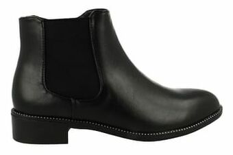 Berca Shoes Mode-Mania Laars Dames Trend Chelsea - Zwart aanbieding