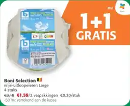 Comarkt Boni Selection vrije uitloopeieren Large aanbieding