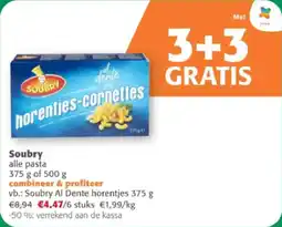 Comarkt Soubry alle pasta aanbieding