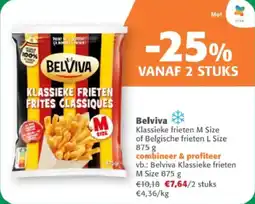 Comarkt Belviva Klassieke frieten M Size of Belgische frieten L Size aanbieding