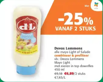 Comarkt Devos lemmens alle mayo light of salade aanbieding