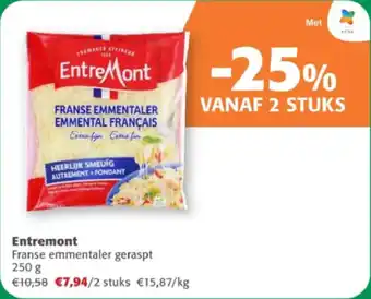 Comarkt Entremont franse emmentaler geraspt aanbieding