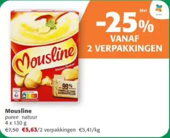 Comarkt Mousline puree natuur aanbieding