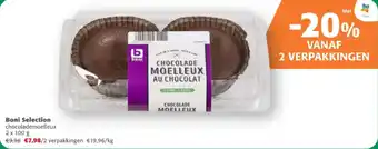 Comarkt Boni selection chocolademoelleux aanbieding