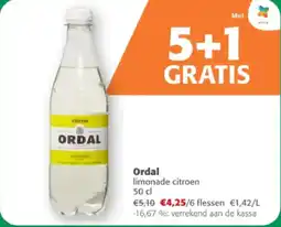 Comarkt Ordal limonade citroen aanbieding