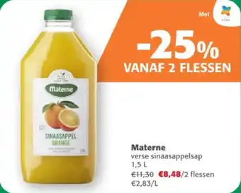 Comarkt Materne verse sinaasappelsap aanbieding