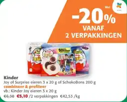 Comarkt Kinder joy of surprise eieren aanbieding