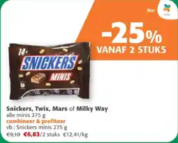 Comarkt Snickers minis aanbieding