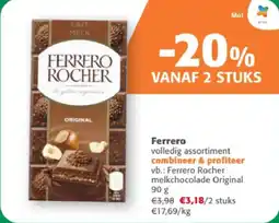 Comarkt Ferrero rocher melkchocolade original aanbieding