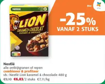 Comarkt Nestlé Lion karamel & chocolade aanbieding