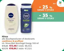 Comarkt Nivea men douchegel energy aanbieding