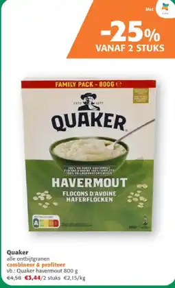 Comarkt Quaker havermout aanbieding