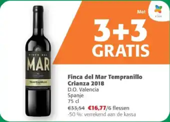 Comarkt Finca del mar tempranillo crianza 2018 aanbieding