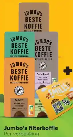 Jumbo Jumbo's filterkoffie aanbieding