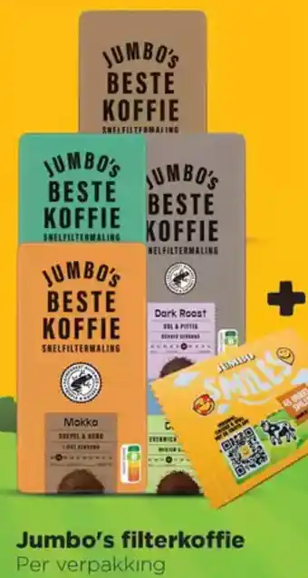 Jumbo Jumbo's filterkoffie aanbieding