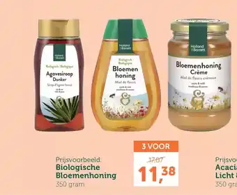 Holland & Barrett Biologische Bloemenhoning aanbieding