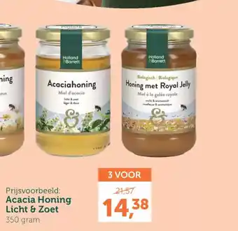 Holland & Barrett Acacia Honing Licht & Zoet aanbieding