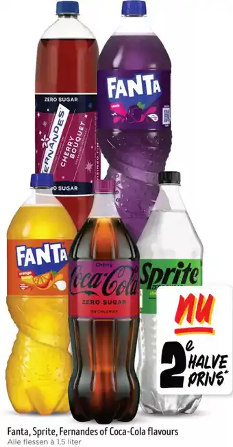 Jumbo Fanta, Sprite, Fernandes of Coca-Cola flavours aanbieding