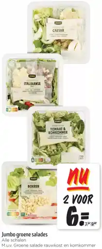 Jumbo Jumbo groene salades aanbieding