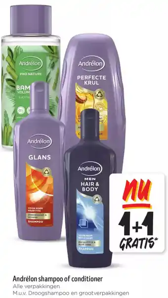 Jumbo Andrélon shampoo of conditioner aanbieding