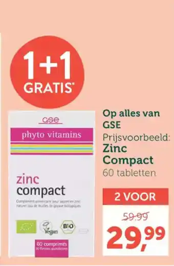 Holland & Barrett Alles van GSE aanbieding