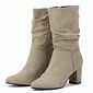 Berca Shoes Sprox Laars Dames Trend Zaklaars - Beige aanbieding