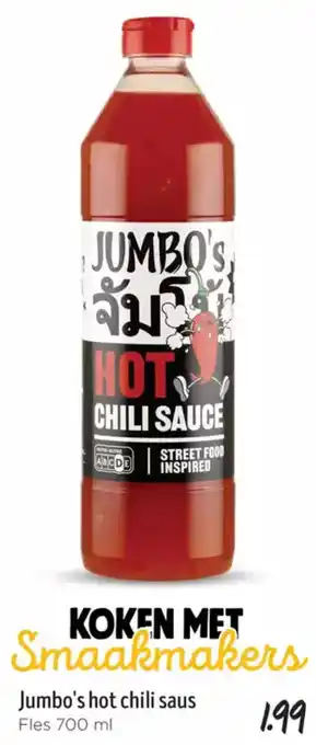 Jumbo Jumbo's hot chili saus aanbieding