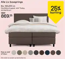 Leen Bakker Alle Liv boxsprings aanbieding