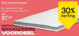 Leen Bakker Alle topmatrassen aanbieding