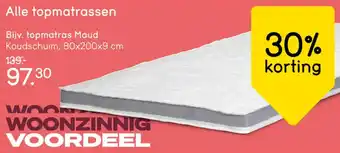 Leen Bakker Alle topmatrassen aanbieding