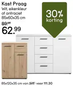 Leen Bakker Kast Praag aanbieding