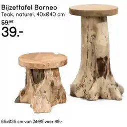 Leen Bakker Bijzettafel Borneo aanbieding