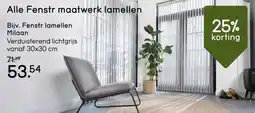 Leen Bakker Alle Fenstr maatwerk lamellen aanbieding