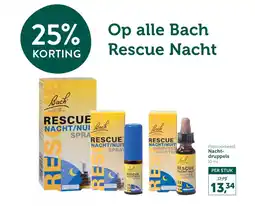 Holland & Barrett Alle Bach Rescue Nacht aanbieding