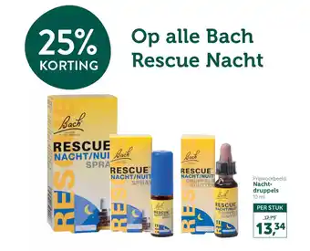 Holland & Barrett Alle Bach Rescue Nacht aanbieding