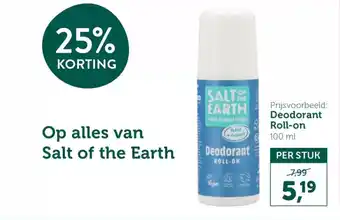 Holland & Barrett Alles van Salt of the Earth aanbieding