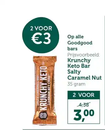 Holland & Barrett Alle Goodgood bars aanbieding