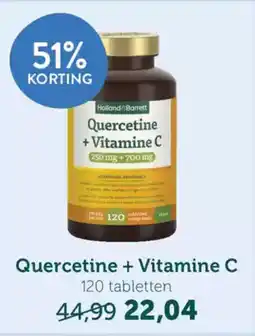 Holland & Barrett Quercetine + Vitamine C aanbieding