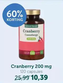 Holland & Barrett Cranberry 200 mg aanbieding