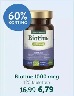 Holland & Barrett Biotine 1000  MCG aanbieding