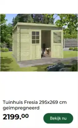 GAMMA Tuinhuis fresia  geïmpregneerd aanbieding