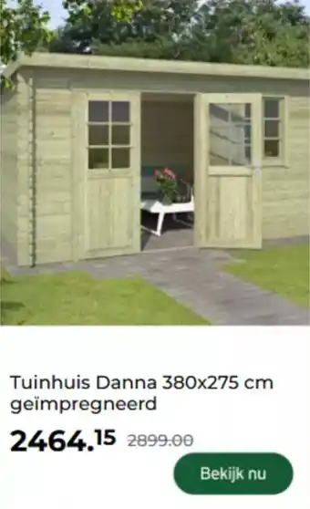 GAMMA Tuinhuis danna  geïmpregneerd aanbieding