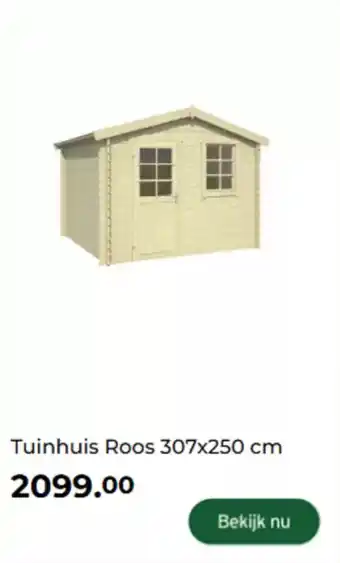 GAMMA Tuinhuis Roos aanbieding