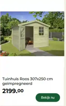 GAMMA Tuinhuis roos geïmpregneerd aanbieding