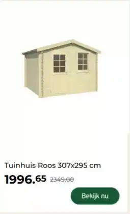 GAMMA Tuinhuis Roos aanbieding