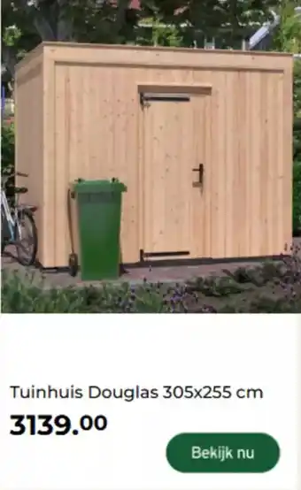 GAMMA Tuinhuis Douglas aanbieding