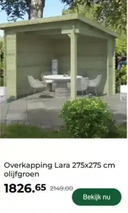 GAMMA Overkapping Lara olijfgroen aanbieding