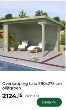 GAMMA Overkapping Lara Olijfgroen aanbieding