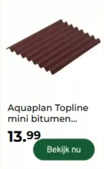 GAMMA Aquaplan Topline mini bitumen aanbieding