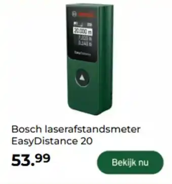 GAMMA Bosch laserafstandsmeter EasyDistance 20 aanbieding